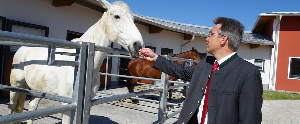 Pferdeunterkunft der Reiterstaffel der Polizei Rosenheim